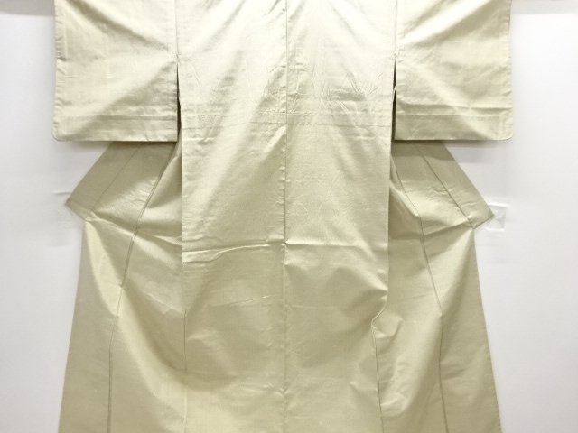JAPANESE KIMONO / ANTIQUE HITOE KIMONO / SILK / TOKAMACHI TSUMUGI / WOVEN SQUARE